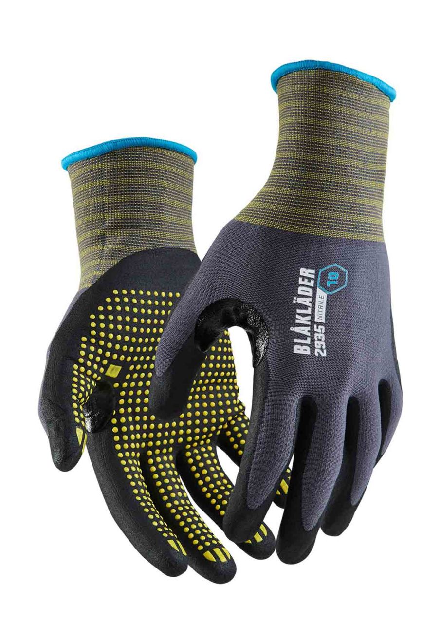 2935-1456 Werkhandschoenen Nitrilcoating Puntgreep - Blåkläder main product photo