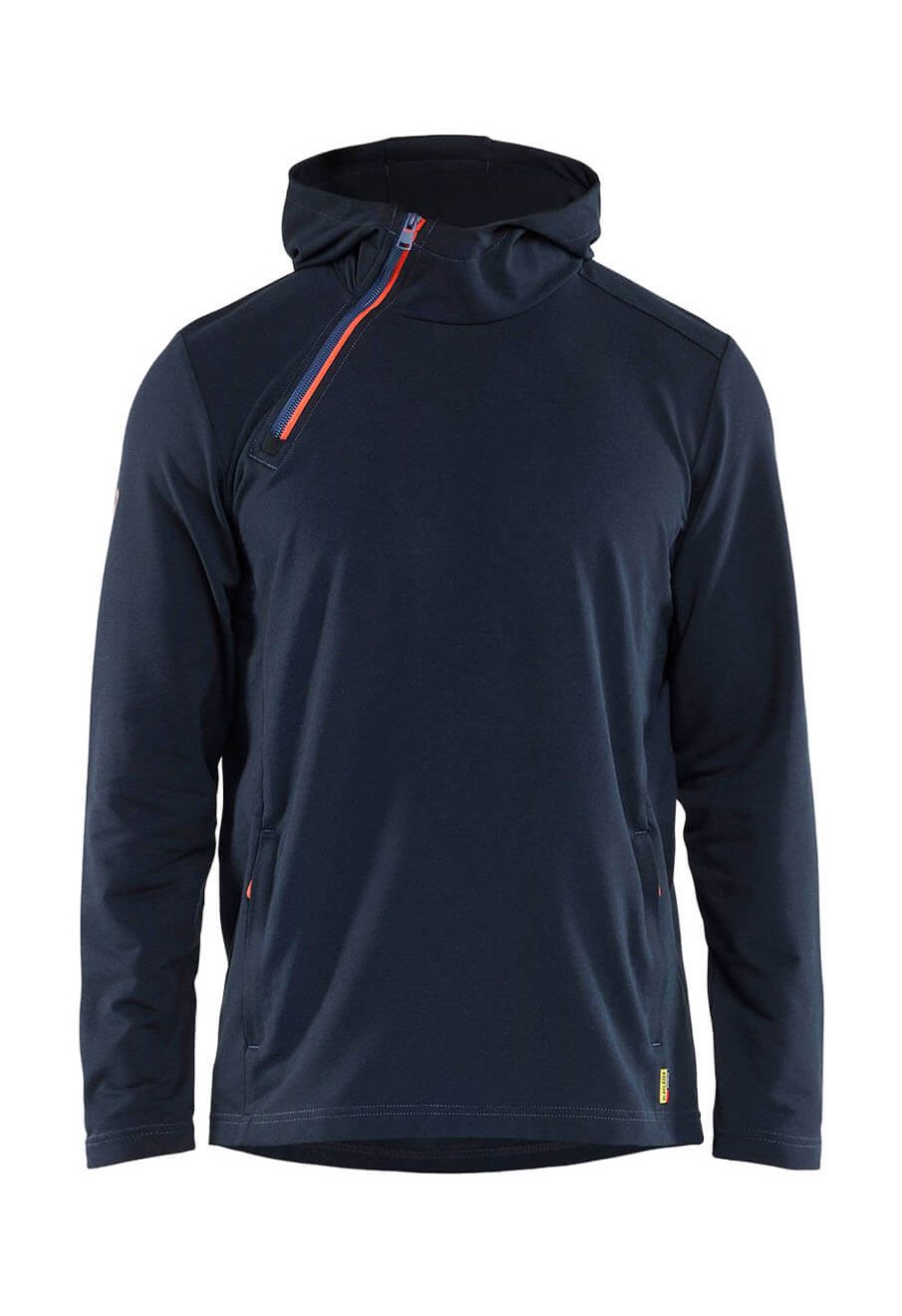 Blåkläder 3594 Werk Hoodie Schuine Rits Vochtafvoerend main product photo