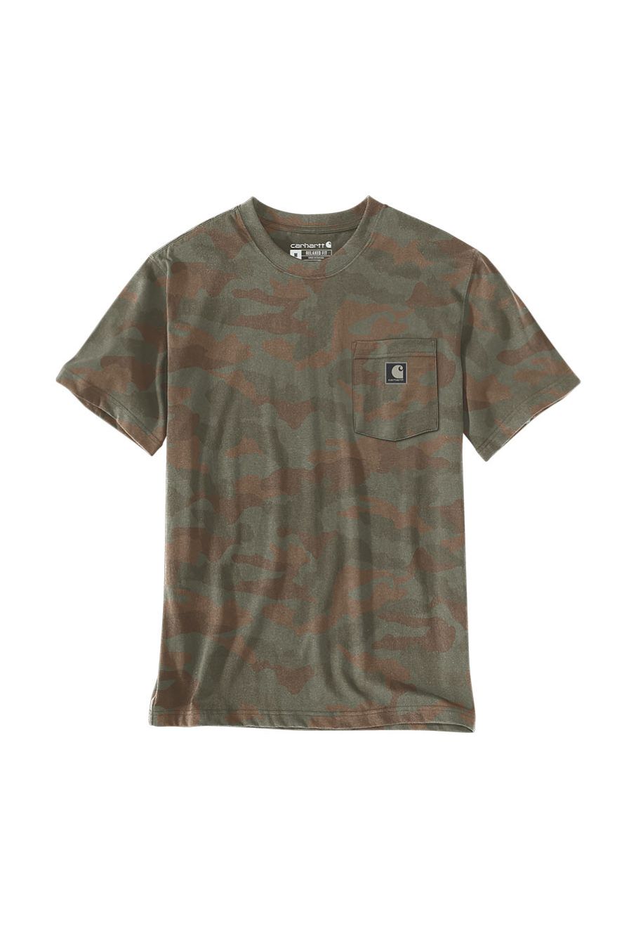 Carhartt 107298 Werk T-shirt Camo Pocket main product photo