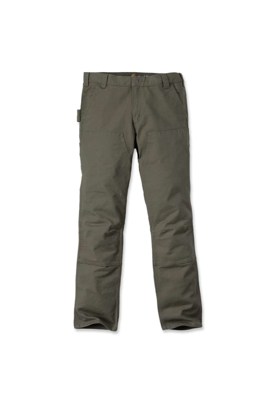 Carhartt 103340 Slim Fit Stretch Duck Double Front - Tarmac main product photo