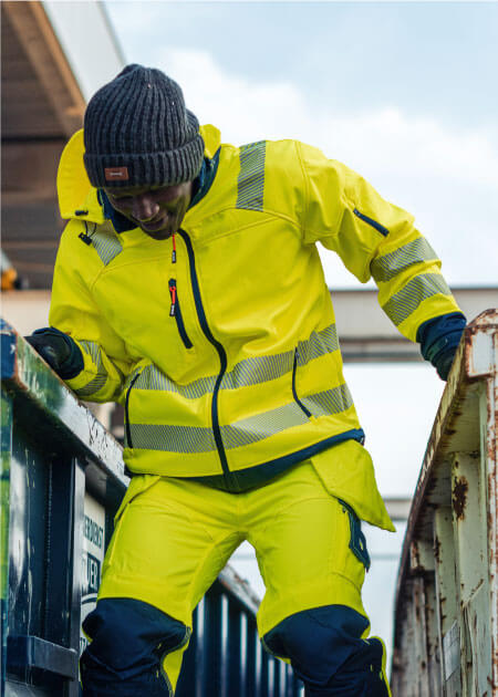  Herock Gregor High Viz Softshell Jas