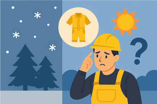 Fout 2: je let niet op het materiaal of het seizoen