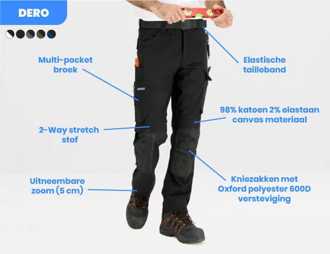 Herock werkbroek Dero model