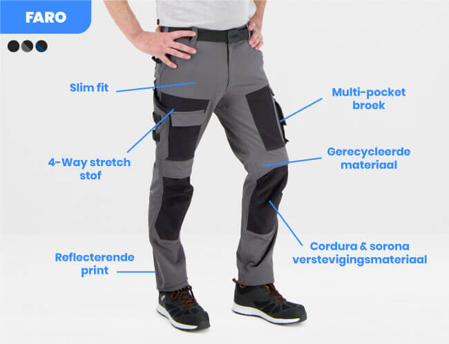 Herock werkbroek Faro model