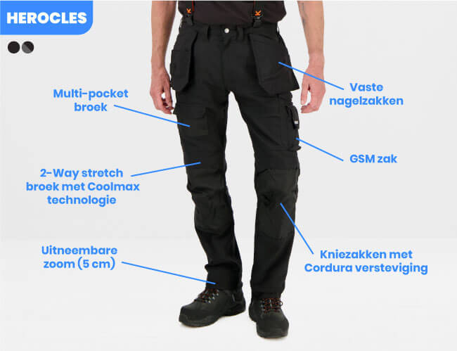Herock werkbroek Herocles model