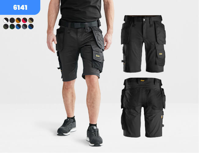 202508 71Workx Blog De perfecte werkshort voor de zomer Snickers 6141 model voor
