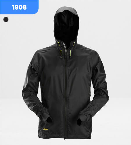 2025 71workx Bestselling Snickers 1908 LiteWork Windbreaker Jack zwart