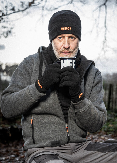 2025 71workx Herock kleden in lagen tegen kou Otar werkvest model voor