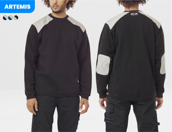 2025 Herock BLOG werktruien en hoodies bestsellers Artemis trui 71workx