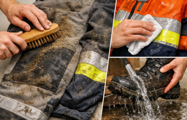 Maak je werkkleding schoon