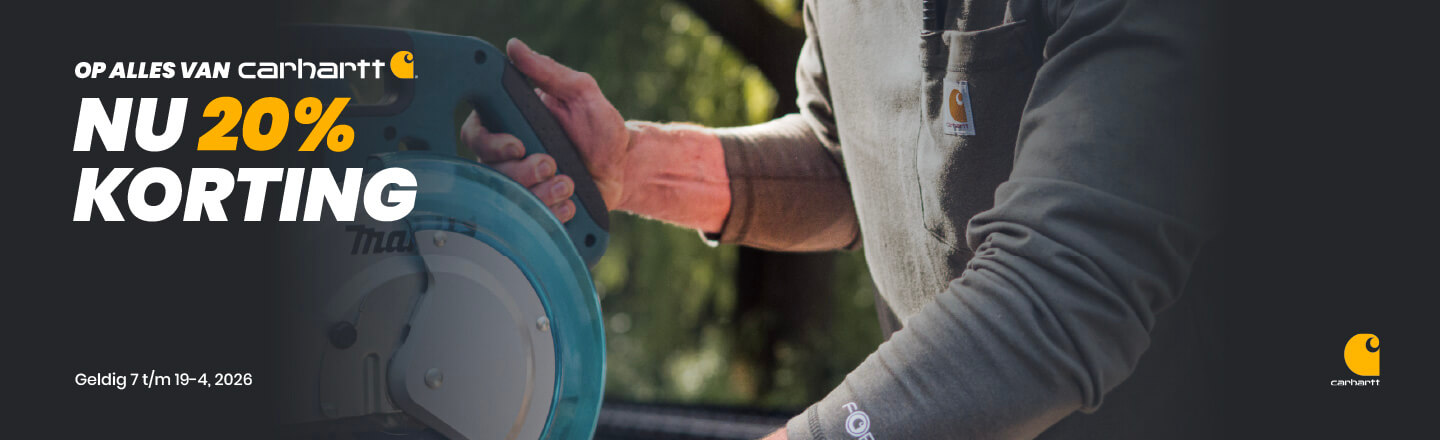 20260407_Carhartt_20_korting_banner_home_NED_tablet